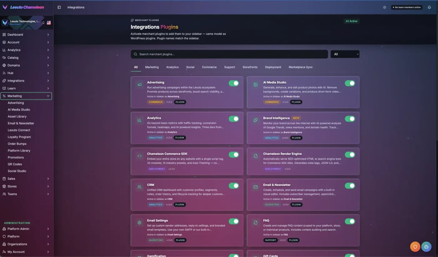 Command Center AI tools and integrations